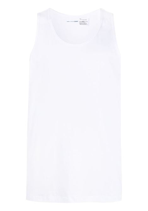 minimal tank top man white COMME DES GARÇONS SHIRT | FZ-T911-PER4